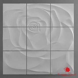 3D Панно Роза